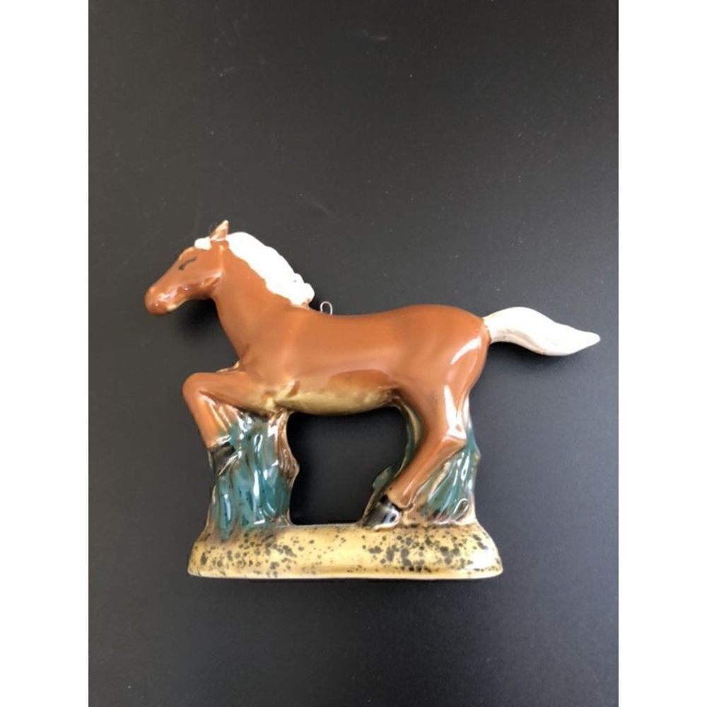 Vintage Decorative Horse Christmas Tree Holiday Ornament